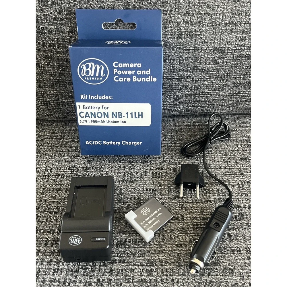 NB-11LH Battery + Charger Kit Fits Canon Elph 130 Elph 135 Elph 140 Elph 150 NEW